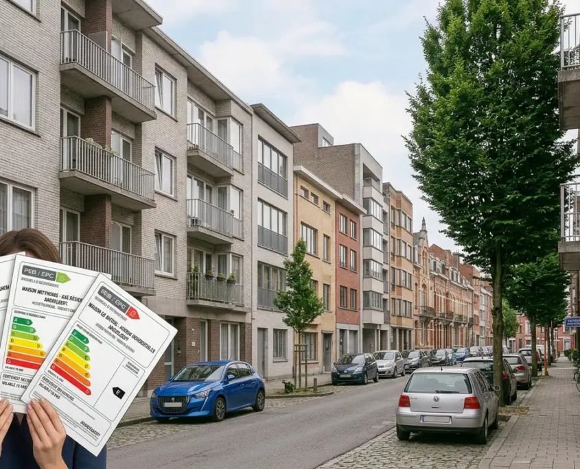 Maisons et immeubles résidentiels à Evere