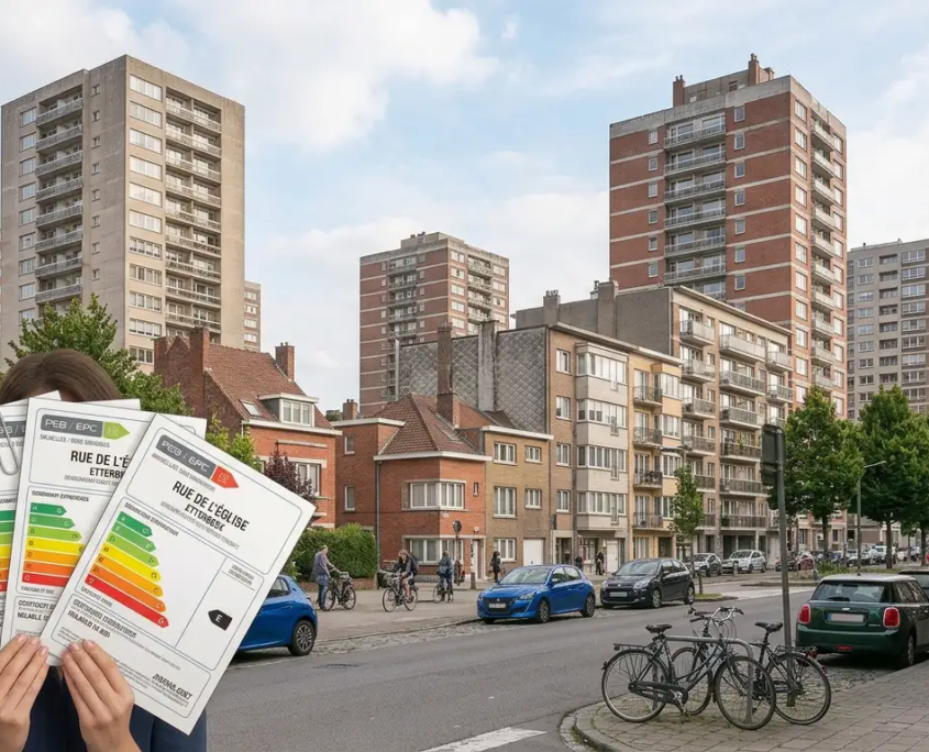 Maisons et immeubles résidentiels à Forest