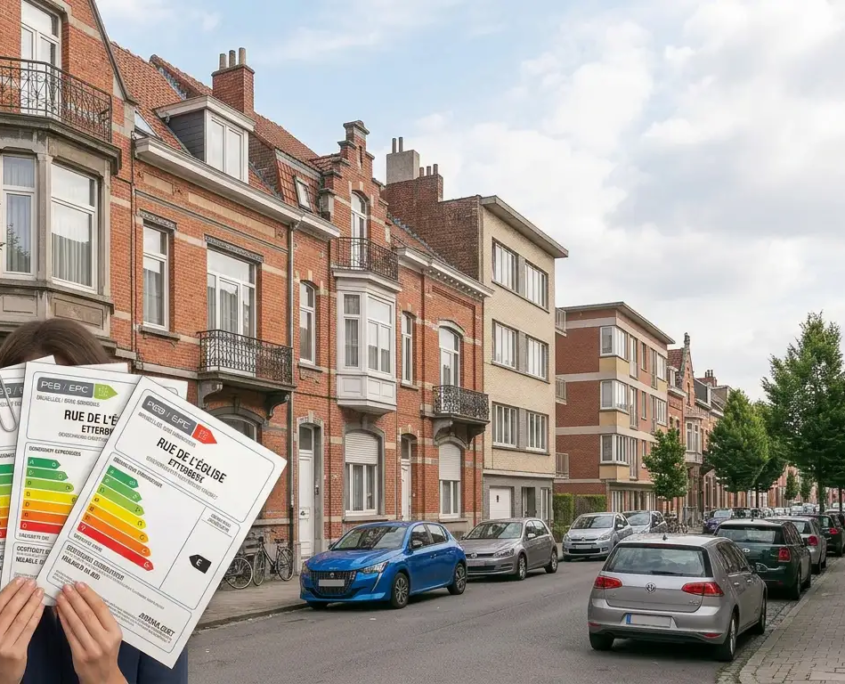 Maisons et immeubles résidentiels à Ganshoren