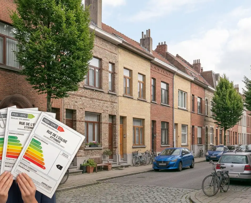Maisons et immeubles résidentiels à Jette
