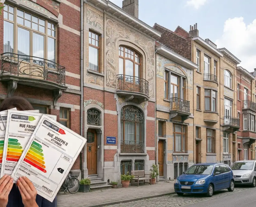 Maisons et immeubles résidentiels à Saint-Gilles