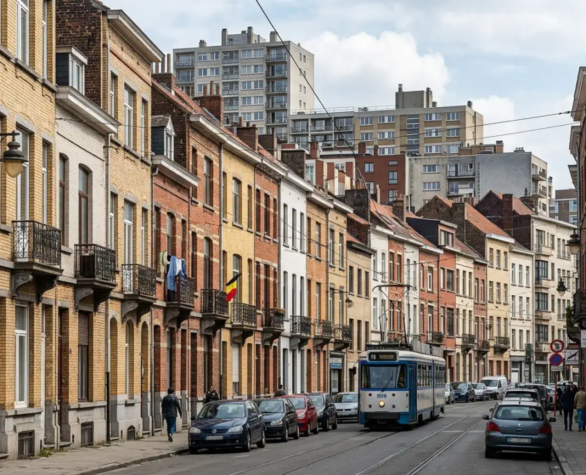 Maisons et immeubles résidentiels à Saint-Josse
