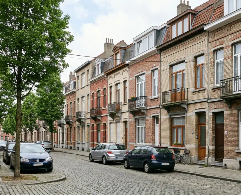 Maisons et immeubles résidentiels à Schaerbeek