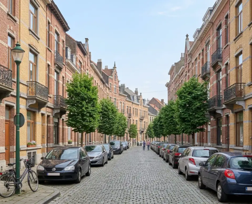 Maisons et immeubles résidentiels à Bruxelles-ville