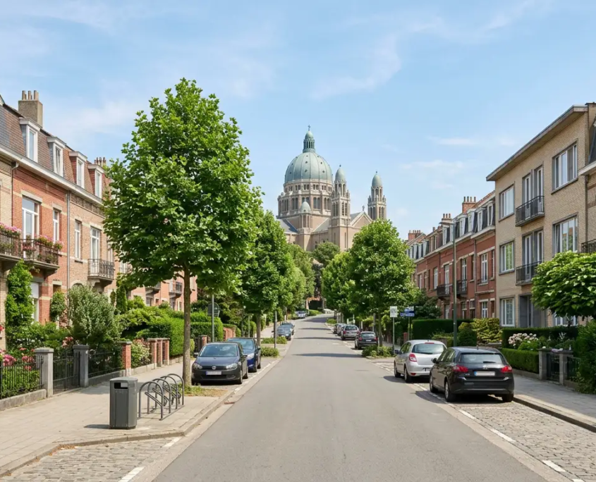 Maisons et immeubles résidentiels à Ganshoren