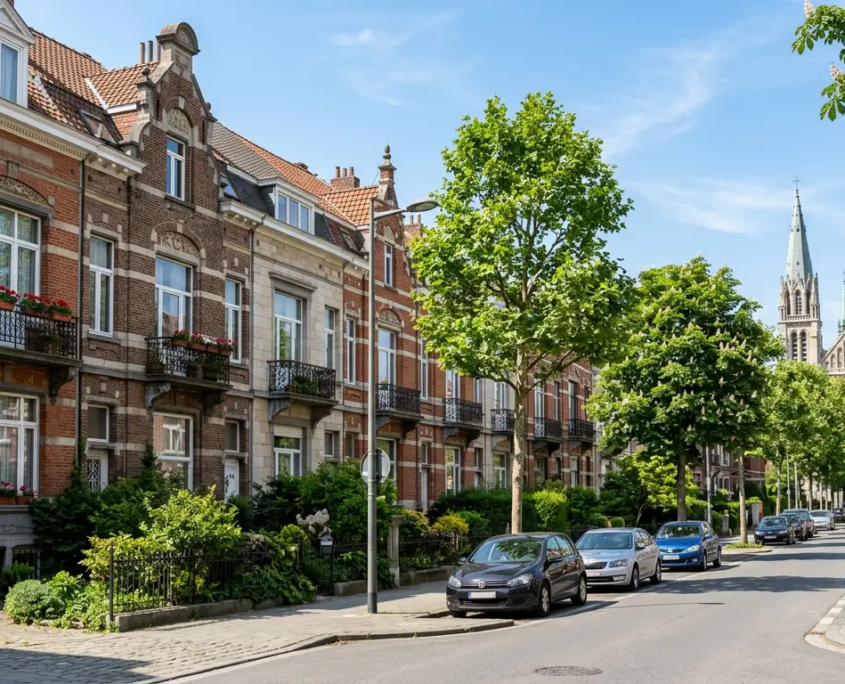 Maisons et immeubles résidentiels à Koekelberg