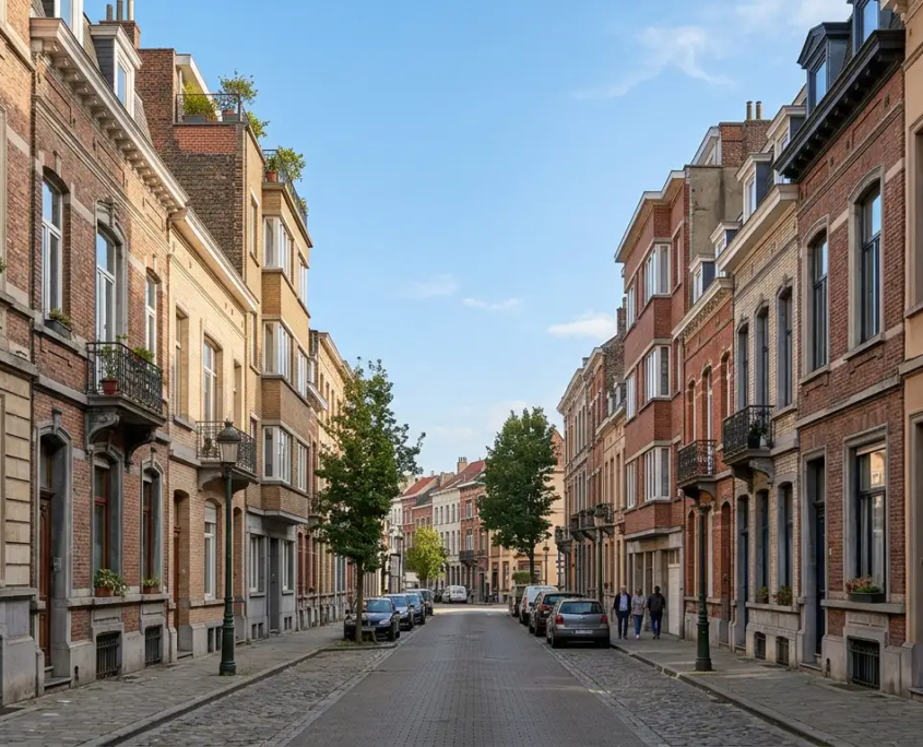 Maisons et immeubles résidentiels à Saint-gilles