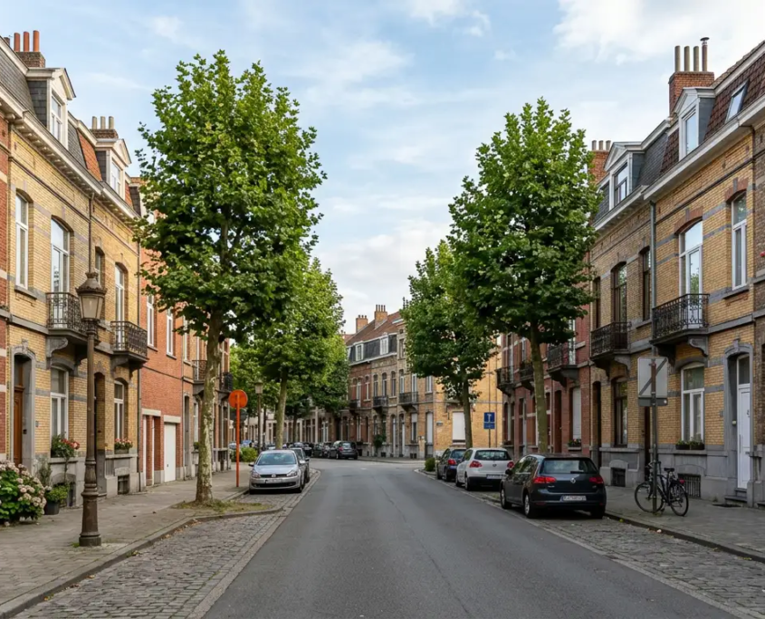 Maisons et immeubles résidentiels à Schaerbeek