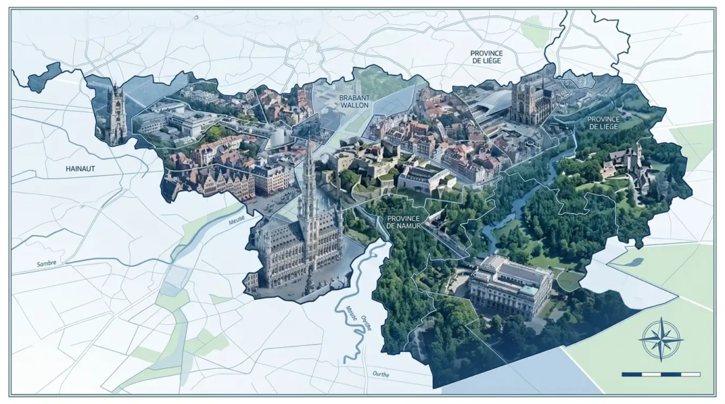 communes-wallonie-certificat-peb Carte des communes de Wallonie desservies par Greenfish-Energy